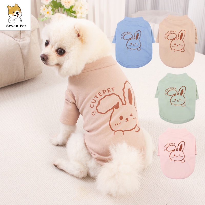 Áo Thun HìNh Thỏ Dễ Thương Cho Thú Cưng