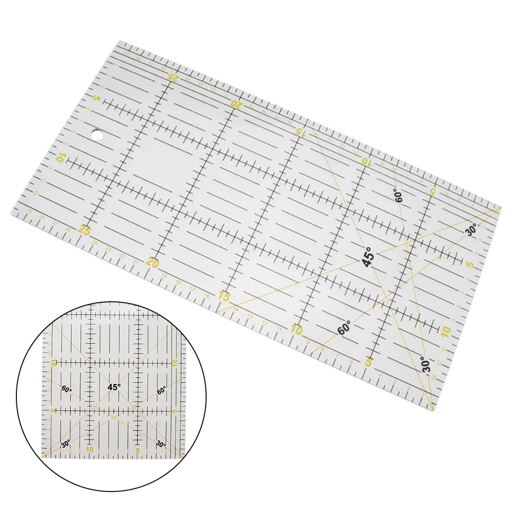 1 Thước Đo Lường acrylic 30 * 15cm