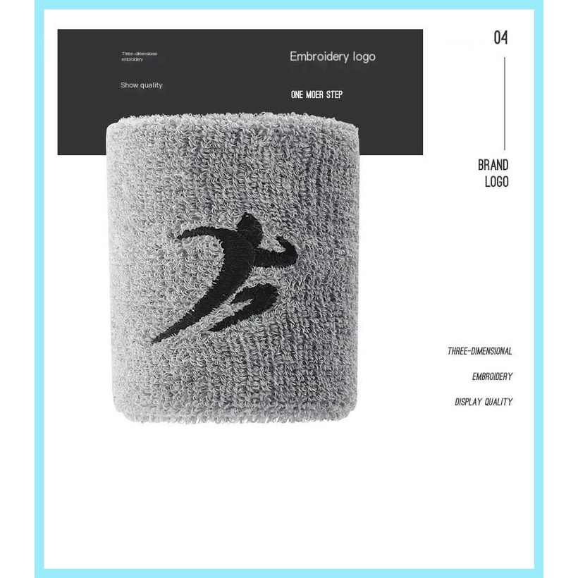 Băng Đeo Cổ Tay cotton Hai Mặt Thấm Hút Mồ Hôi Thoáng Khí Thoải Mái Và Nhanh Khô Thời Trang tdevn