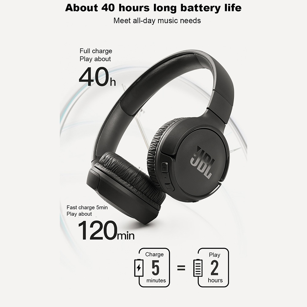 1: 1 copy jbl tune 510bt tai nghe over-ear không dây pure bass tai nghe có thể gập lại và nhẹ