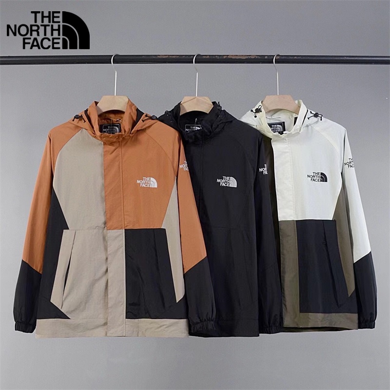 Logo thêu the north face 100% nguyên bản lưới lót bên trong không thấm nước áo khoác safari cặp đôi áo khoác áo khoác cho nữ áo khoác trơn áo khoác bomber áo khoác gió áo khoác hood cho nam