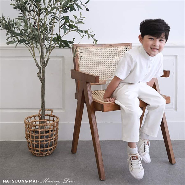 Áo sơ mi trắng Zara bé trai