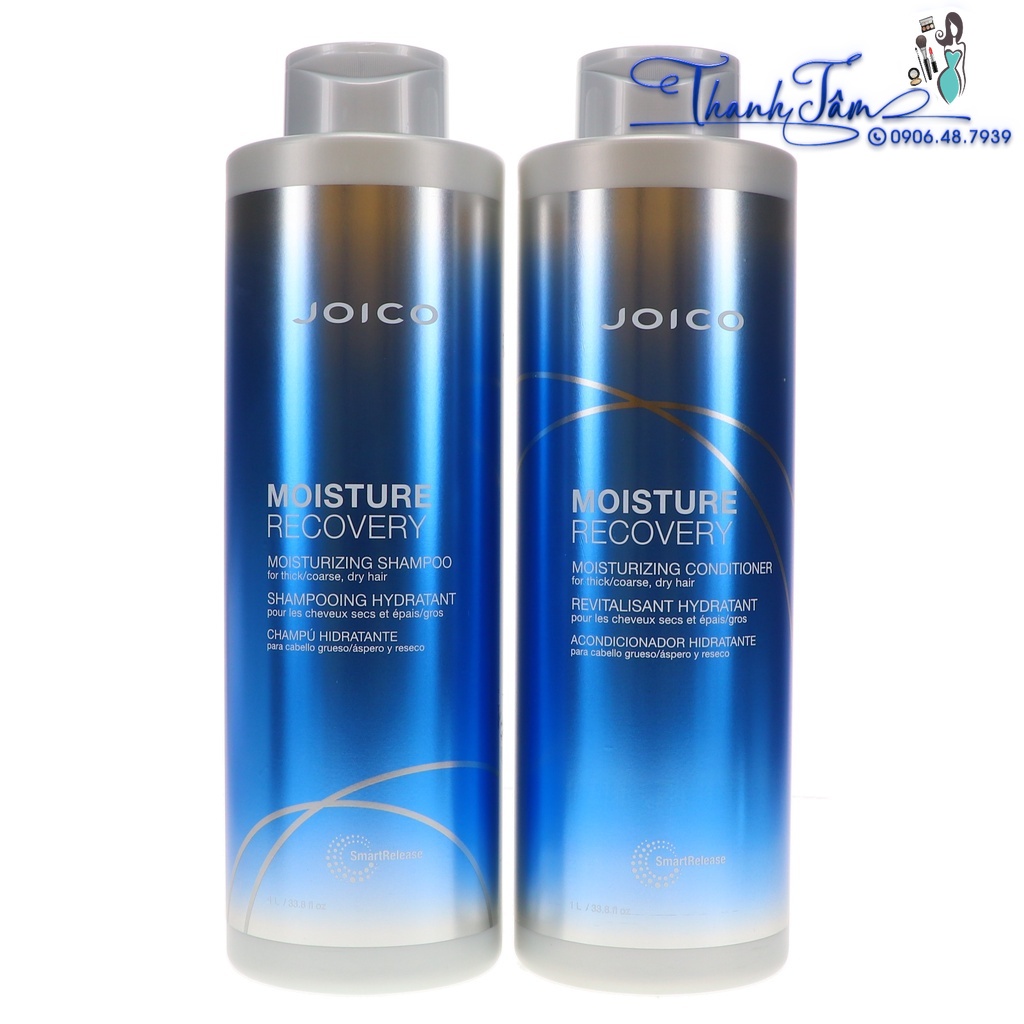 Dầu gội xả phục hồi dưỡng ẩm rong biển Moisture Recovery Joico 1000mlx2