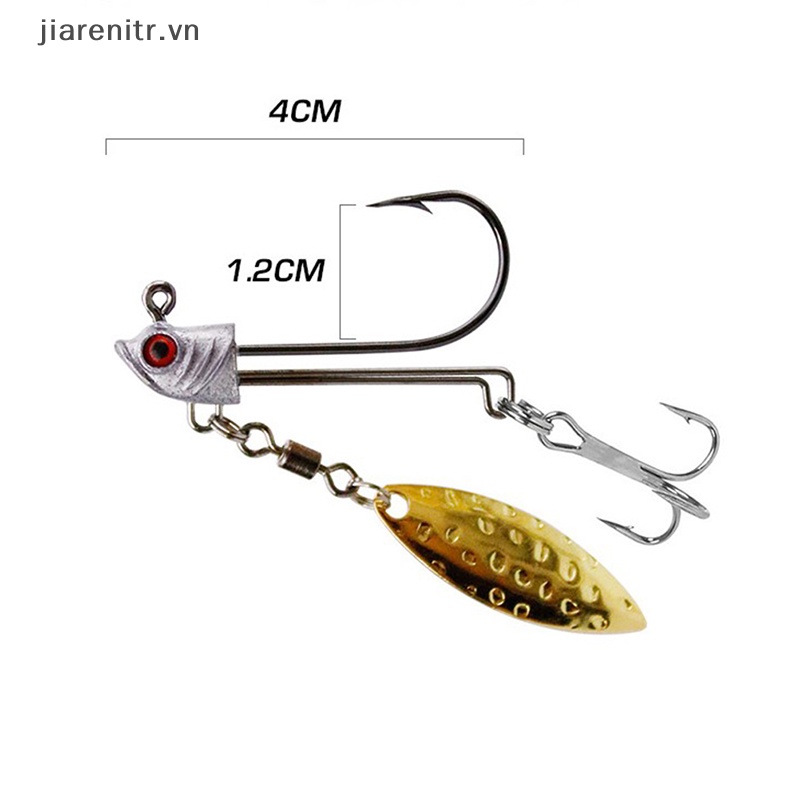 Ji fish head hook 1 cái jig head hook fish lead hook 7g10g17g jig head fishing hook vn