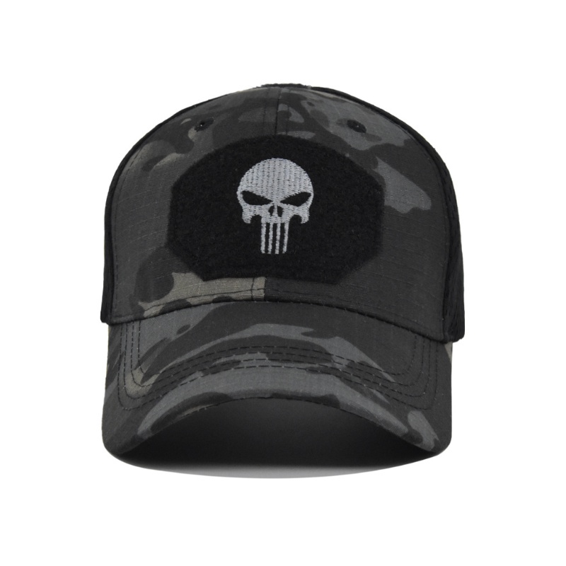 Mũ leo núi ngoài trời mũ chống nắng mũ thêu mũ bóng chày quạt quân sự mũ chiến thuật