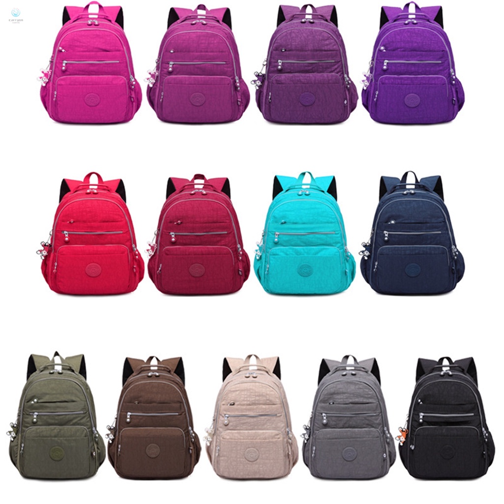 Nam nữ casual daypack classic carry-on backpack túi sách đi học dung lượng lớn