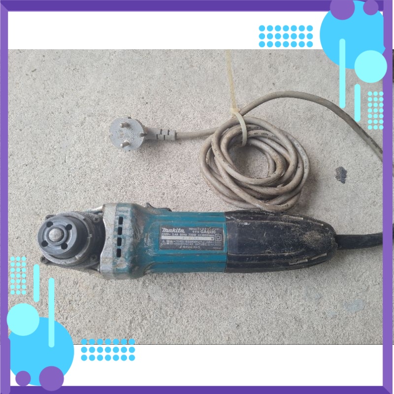 Makita GA4030 - máy mài góc 4-inch được thiết kế chuyên dụng cho các ngành công nghiệp kim loại