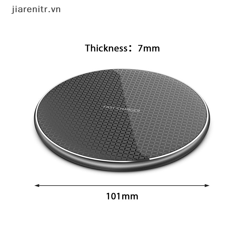 Bộ sạc không dây nhanh ji cho iphone 11 xs xr 8 plus samsun-g 20w fast charging pad vn