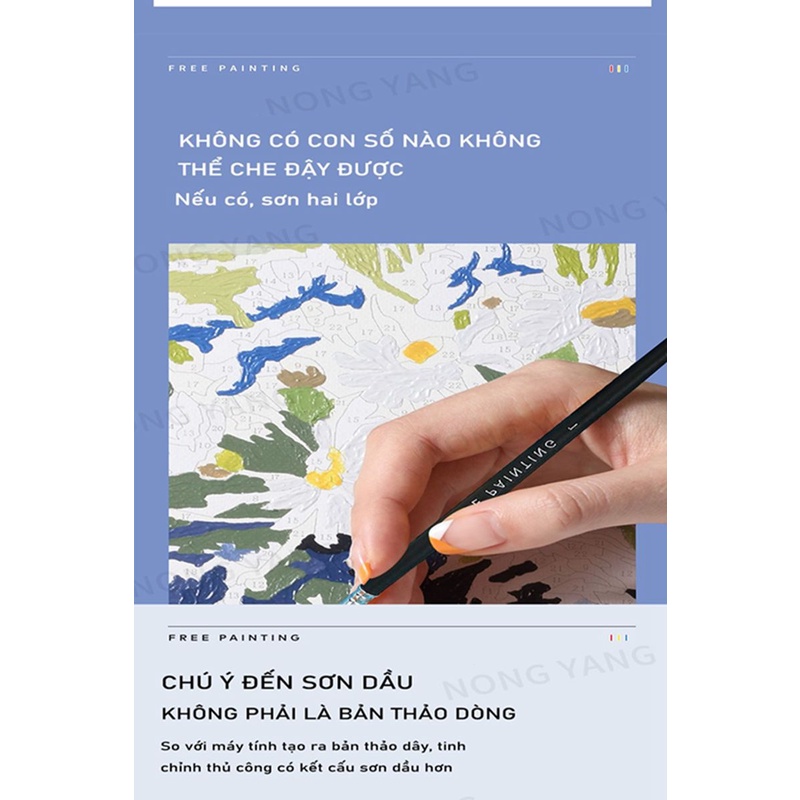 Diao-30 * 40-coat color-soonorn fish oil painting-digital painting-coloring by numbers-digital painting beauty-digital painting cosmetics dòng hướng dương-mirror painting theo số