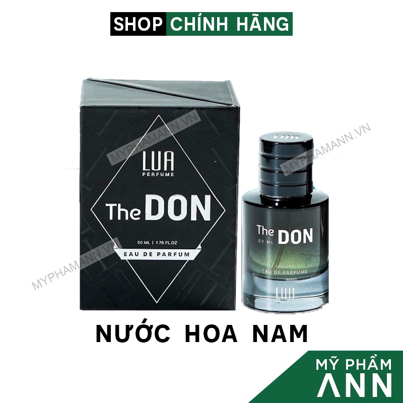 Nước Hoa Nam The Don Lua Perfume 50ml - Nước Hoa Nam Chính Hãng - Mùi Hương Mạnh Mẽ Thanh Lịch
