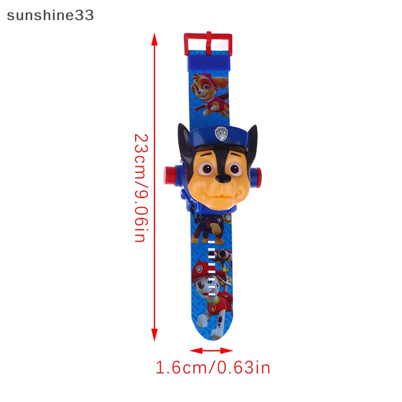 Su anime paw patrol đồng hồ kỹ thuật số chiếu 24 phong cách anime hành động hình con chó mô hình đồ chơi marshall chase kid gift n