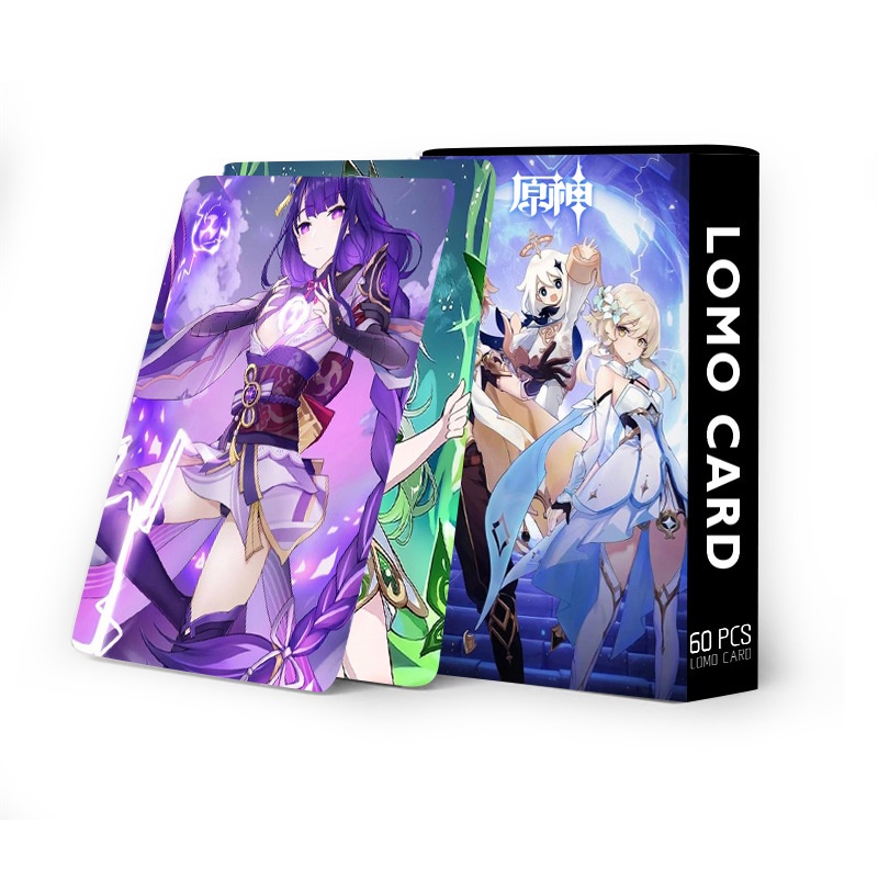 2023 Genshin IMPACT Photocard Lomo Card 60pcs/box