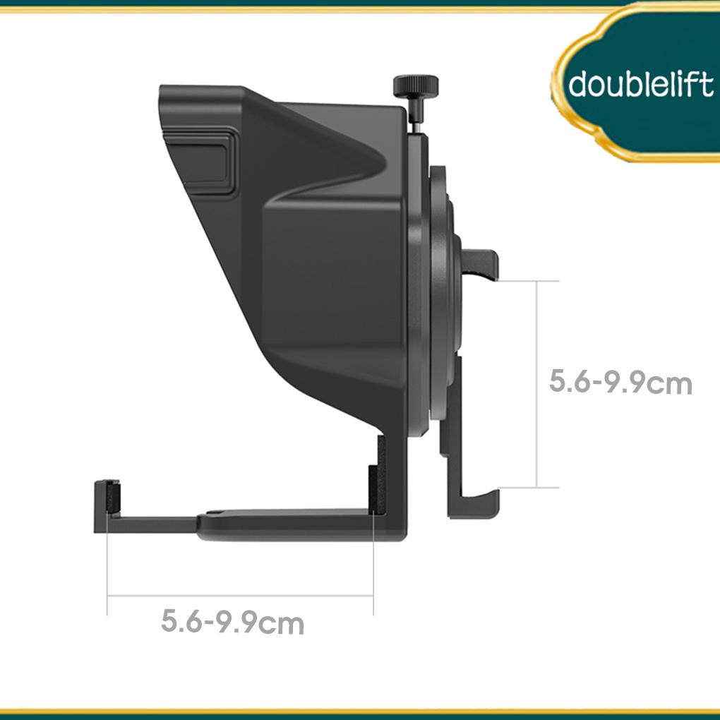 Teleprompter portable ajustable bluetooth-tương thích màn hình rộng prompter quay video thiết bị phát trực tiếp