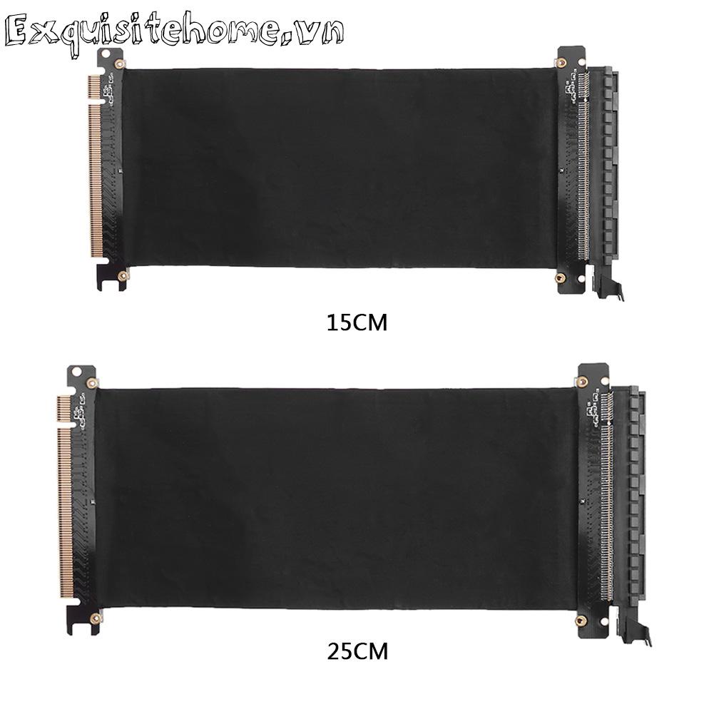 Cáp mở rộng pcie 3.0 16x 180 độ pcie 16x đến 16x thẻ riser linh hoạt