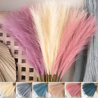 Cây cỏ pompous nhân tạo cành cây / trang trí nhà đám cưới hoa giả cây sậy / cây sậy mô phỏng trang trí tiệc cưới / bông pampas cỏ boho trang trí hoa cây giả /