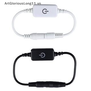 Artgloriouslong led strip touch dimmer điều khiển độ sáng led dimmer switch 1keys dimmer 12v-24v điều chỉnh công tắc ánh sáng.