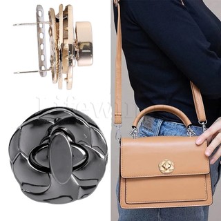 Tự làm kim loại clasp turn locks làm thủ công hình dạng hoa khóa xoắn cho túi xách thủ công túi đeo vai túi ví phụ kiện túi