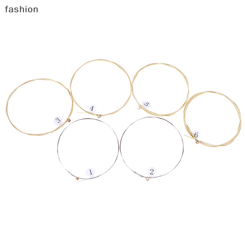 1 Bộ 6 dây đàn guitar thép mạ Niken luyện tập cho guitar Acoustic VN