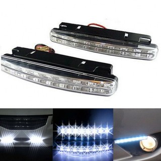 Bộ 2 đèn led 8 bóng 12v siêu sáng chất lượng cao cho xe hơi