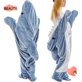 Beauty shark blanket hoodie cartoon shark sleeping bag