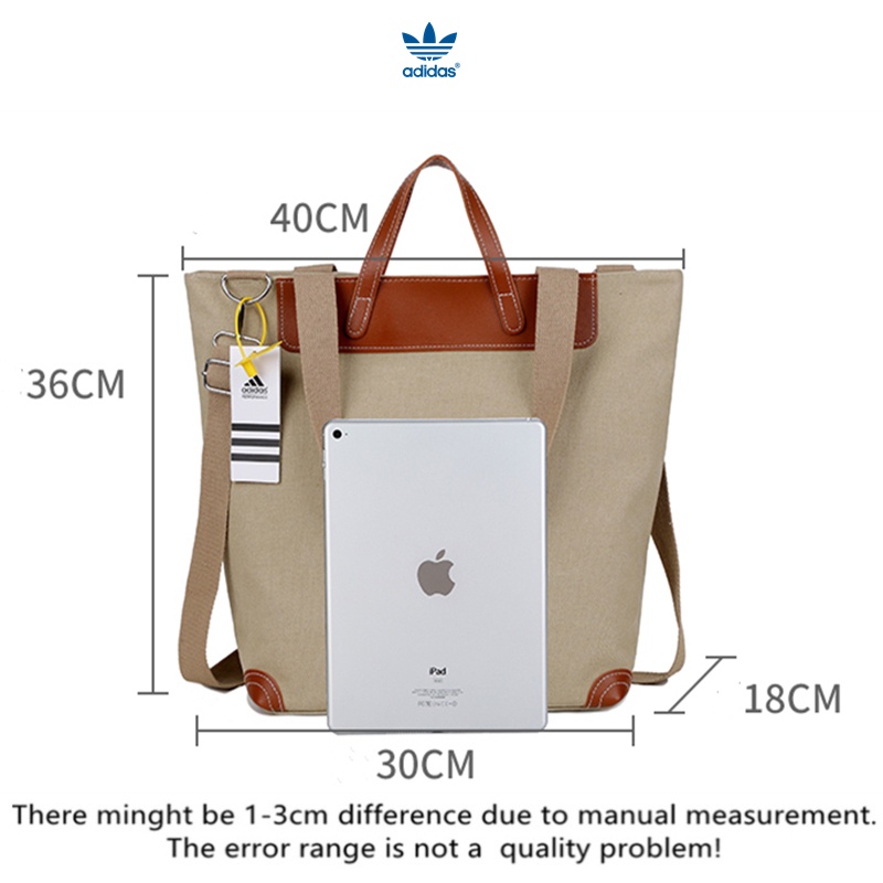 Adidas 100% original clover women's logo print classic cross-body bag túi tote chống thấm nước ngoài trời