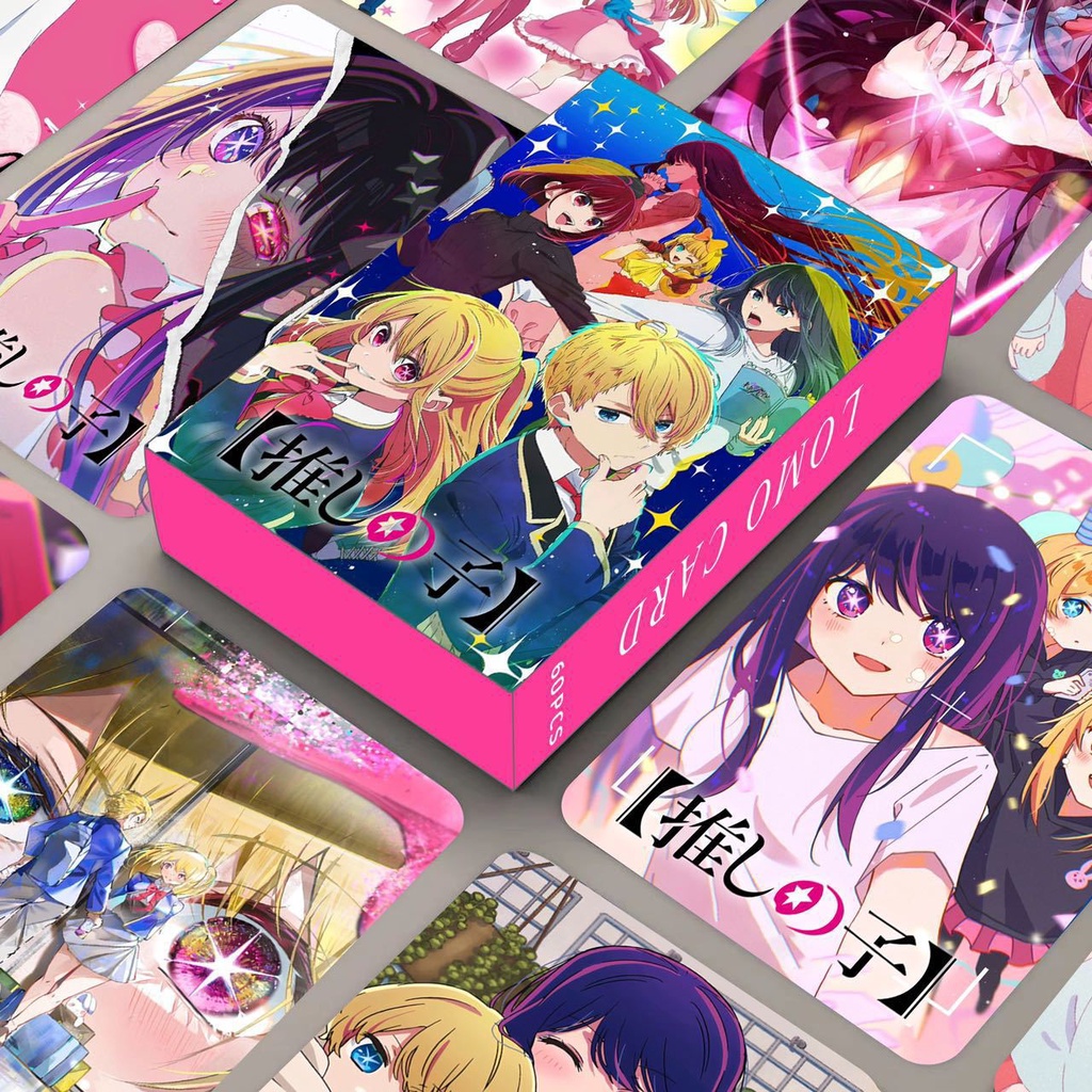 Anime OSHI NO KO Photocard Hoshino Rubii Double Sided Lomo Card 60pcs/box