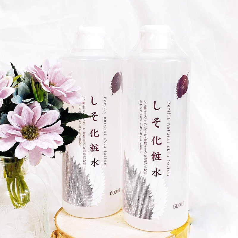 Nước hoa hồng diếp cá/ Tía tô Dokudami Natural Skin Lotion 500ml - Hatomugi