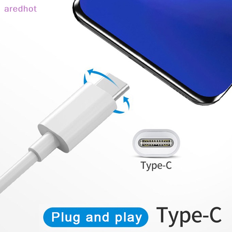 Aredhot type c sang 3.5mm aux adapter type-c 3.5 jack audio cable for phone headphone converter mới