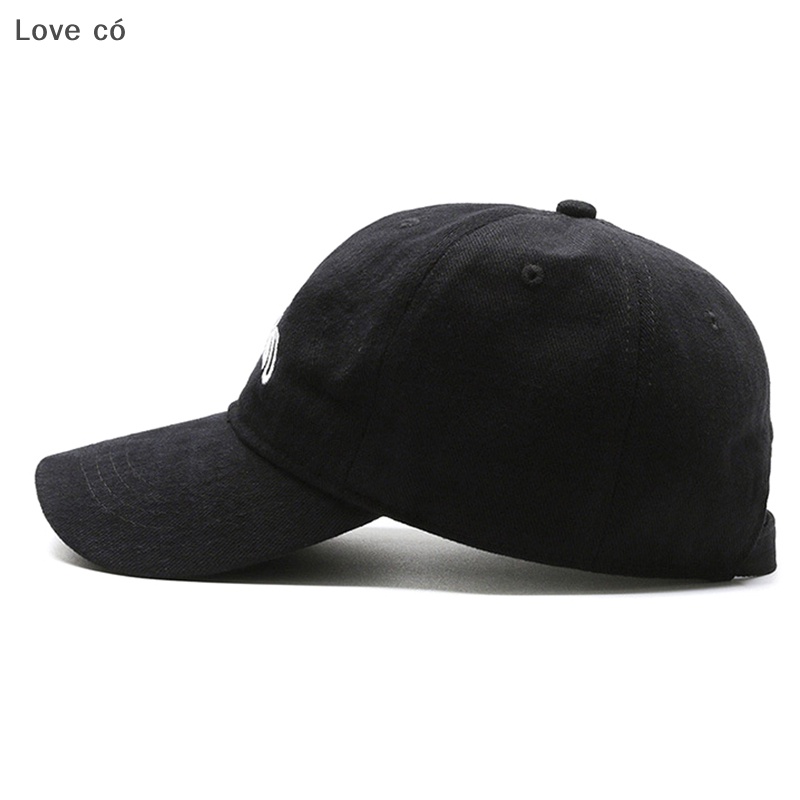 Tình yêu có mùa hè cho nhà thiết kế nam thời trang màu đen mũ bóng chày phụ nữ thể thao bông golf trucker mũ nam kpop mũ chống nắng tình yêu