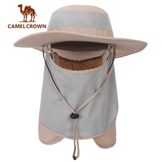 Mũ ngư dân CAMEL CROWN chống nắng bảo vệ cổ toàn diện ngoài trời