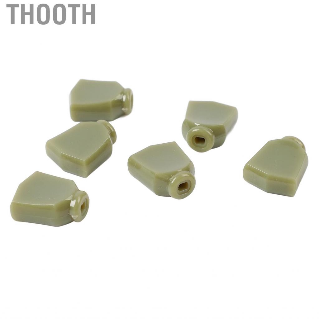 Thooth Electric Guitar Tuner Buttons Replacement Plastic Strong Compatibility Acoustic Tuning Peg for