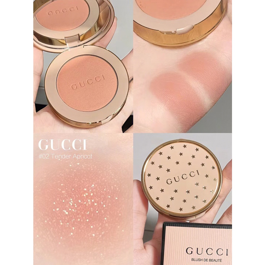 Gucci Phấn Má Hồng Đơn Sắc Hình Ngôi Sao Mờ Và Hồng 5.5g 01 02 03 04