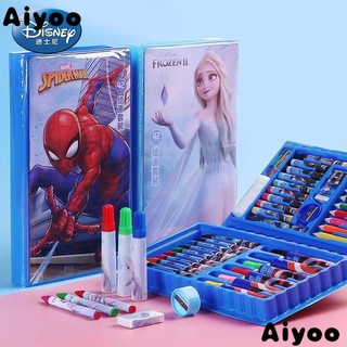 Bộ 2023 bút sáp màu nước hình người nhện / captain america disney marvel 2023