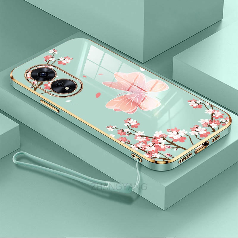 Ốp ĐiệN ThoạI HọA TiếT Bươm BướM Cho oppo a17 a17k a97 5g