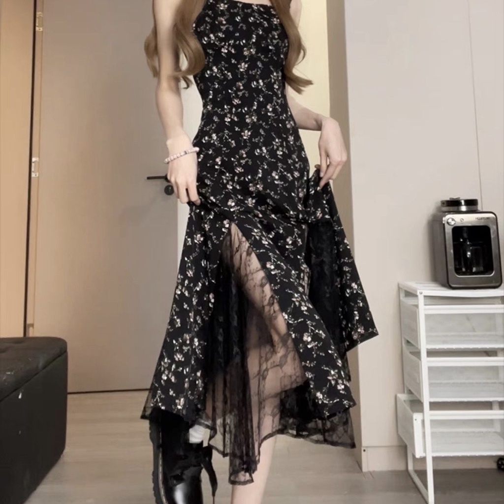 Váy Ren Hoa Hồng Phong Cách Mới 2023