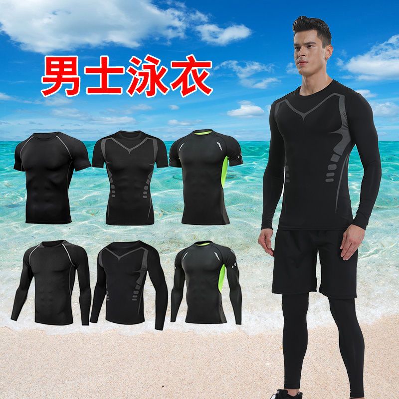 Bộ Đồ Bơi Lặn Tay Dài Chống Nắng Toàn Thân Cho Nam
