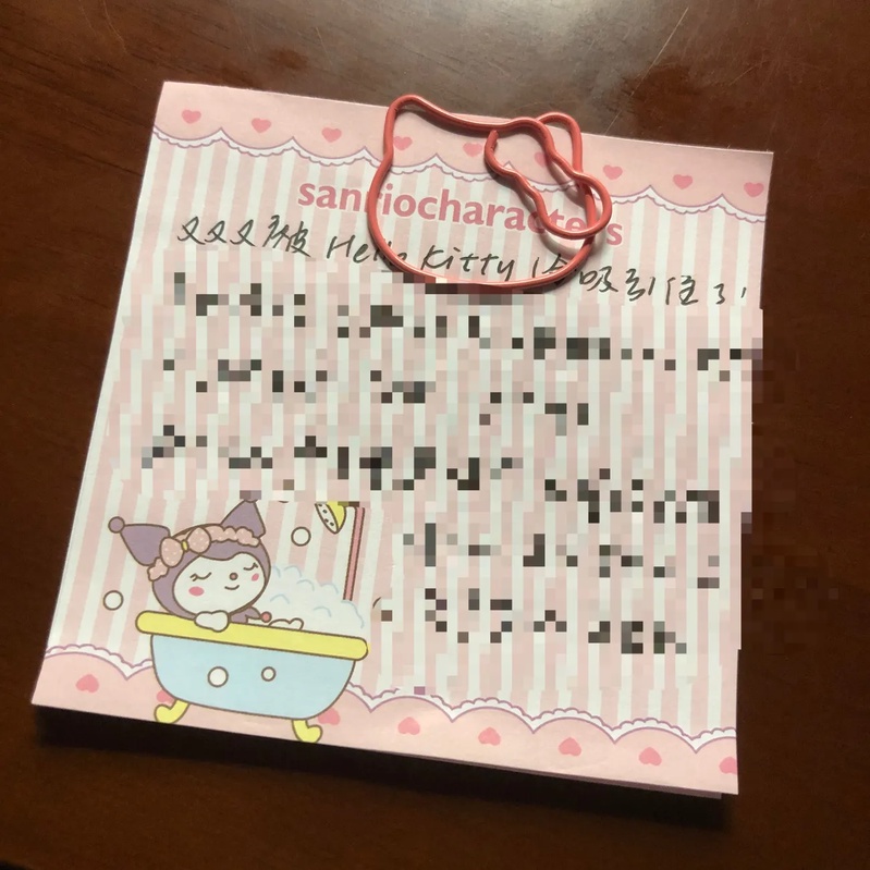 Kẹp Giấy Trang Trí Sổ Tay Hình Mèo Kitty Dễ Thương