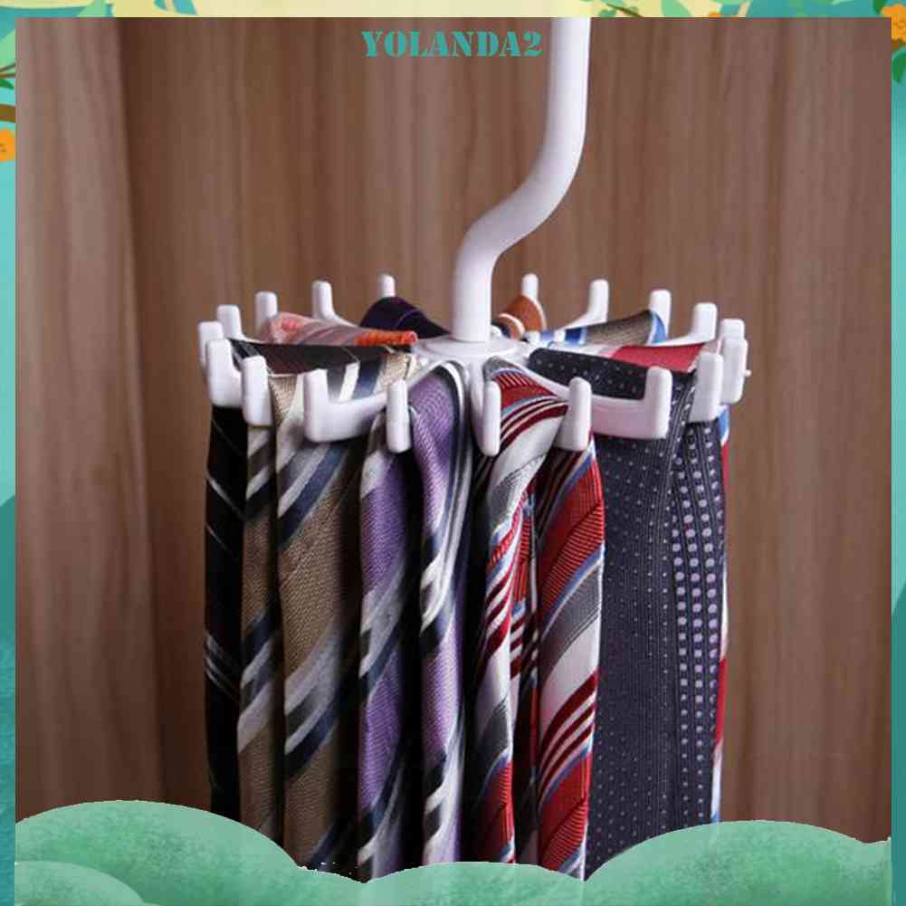 Giá Đỡ 18 Móc Treo Khăn Choàng, Thắt Lưng Tiện Lợi