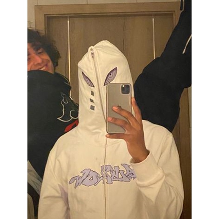 Áo Khoác Hoodie Có Khóa Kéo Toàn Diện Y2K Phong Cách Harajuku Đường Phố Mùa Đông Cho Nam