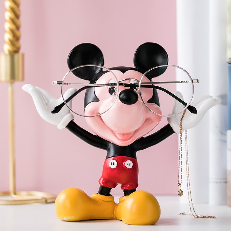 Giá Đỡ Ly Nước / Chìa Khóa Hình Doraemon / Chuột Mickey Sáng Tạo Để Bàn Trang Trí