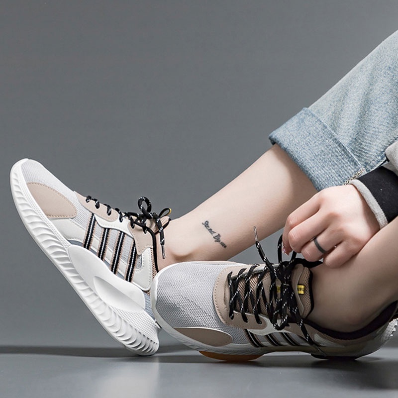 GUDETU  Giày Thể Thao Nam Thoáng Hơi Thời Trang Phong Cách Hàn Quốc