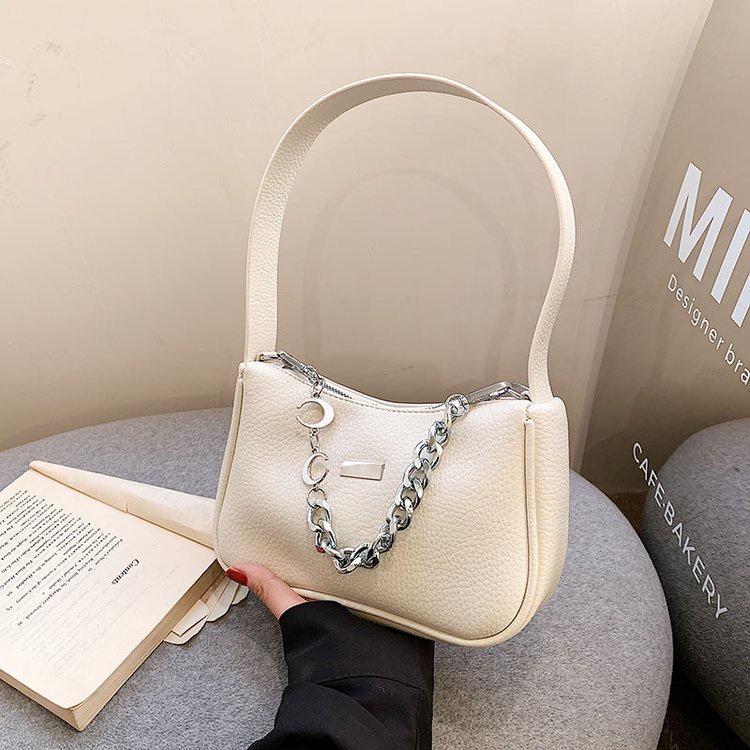 Túi Xách Đeo Vai Phối Dây Xích Thời Trang Pháp Cao Cấp Cho Nữ