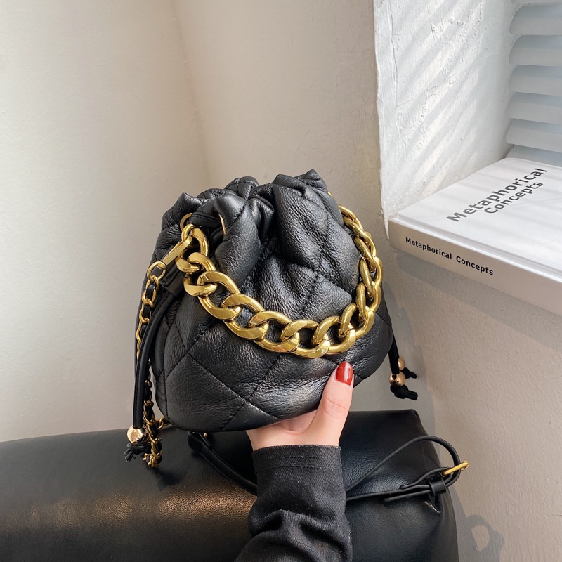 Túi Đeo Chéo Đính Đá Phong Cách Hàn Quốc Dễ Phối Đồ