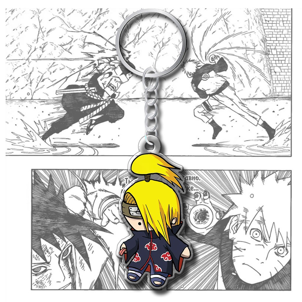Móc khóa Anime Manga Naruto 01NRTNEW40 Quà Tặng Cho Cặp Đôi Bạn Bè Gia Đình