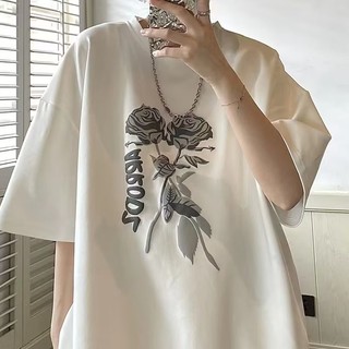 Áo thun nam tay ngắn phong cách hong kong mới