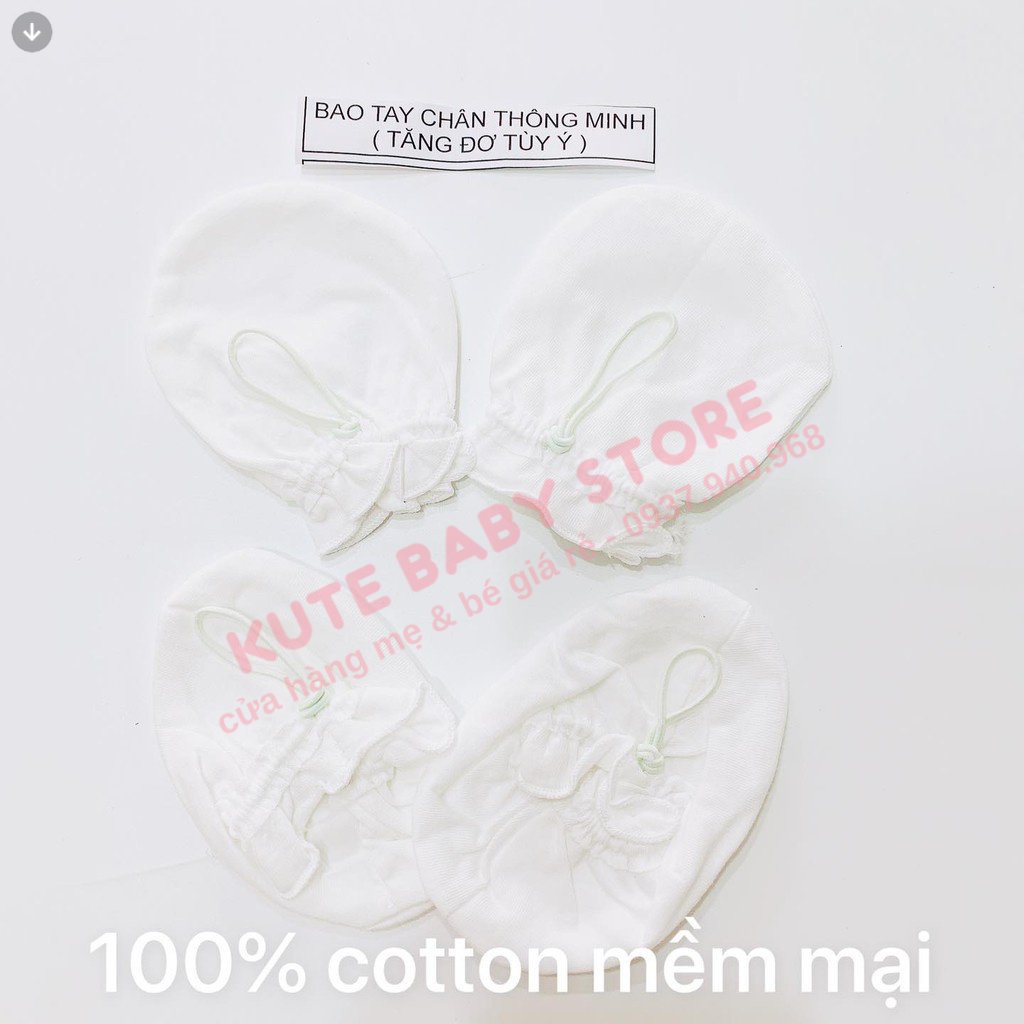 Bộ bao tay chân JOU cho bé đủ kiểu