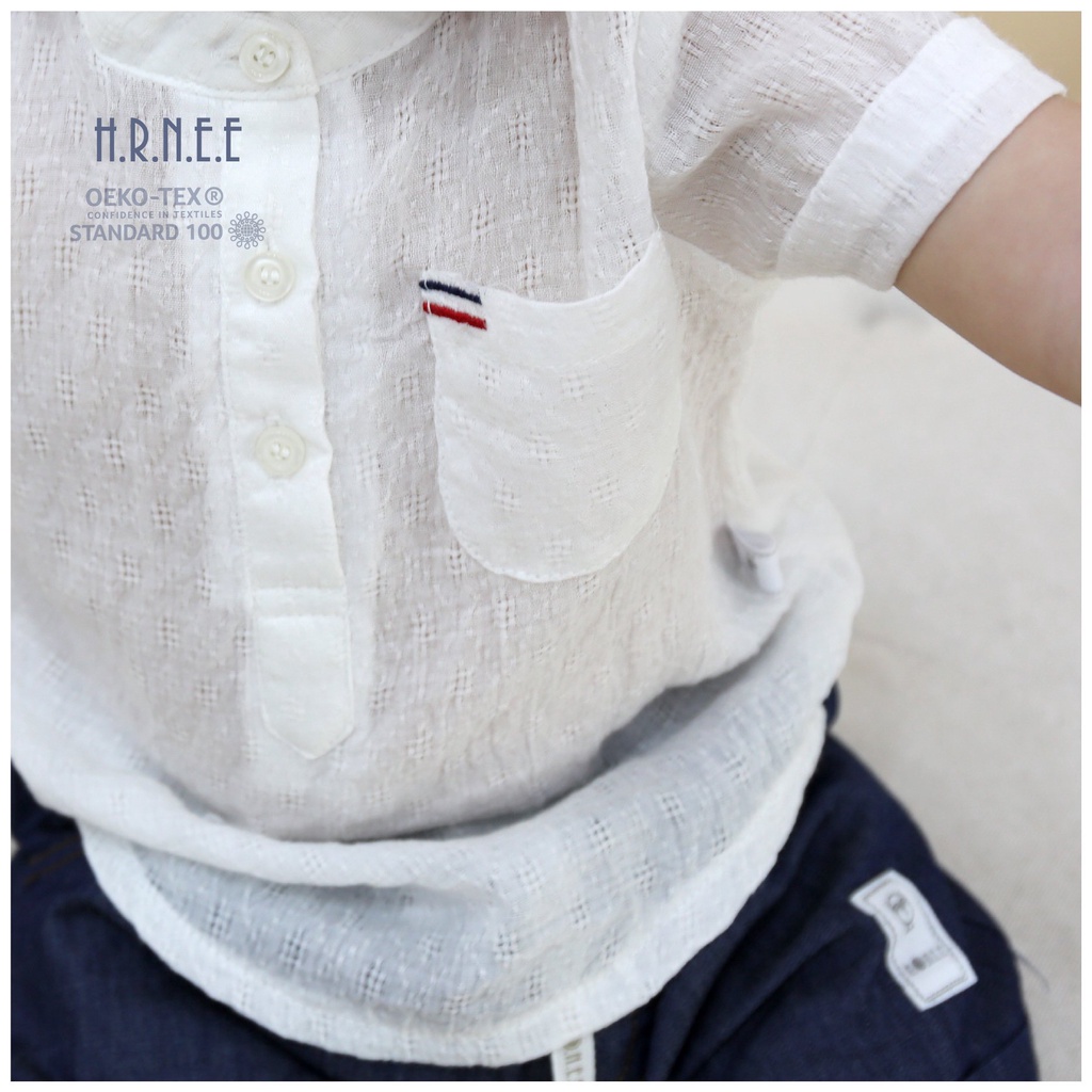 Áo Polo/ Áo Sơ mi Cộc Tay Hrnee Cho Bé Trai Bé Gái Size Từ 6-9M Đến 3-4Y