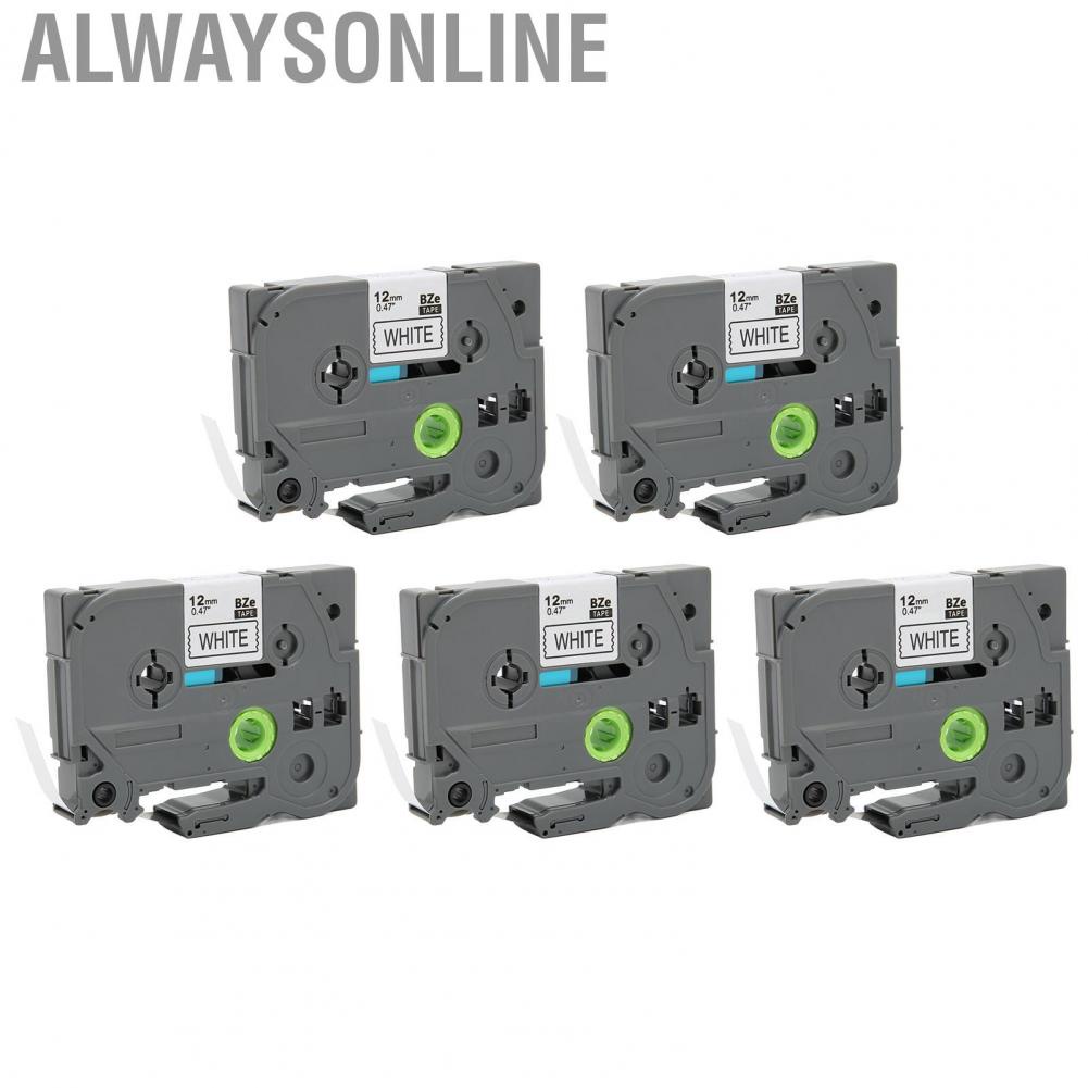 Alwaysonline Printer Label Maker Tape  ABS Material 8m Length 12mm Width for PT 1290