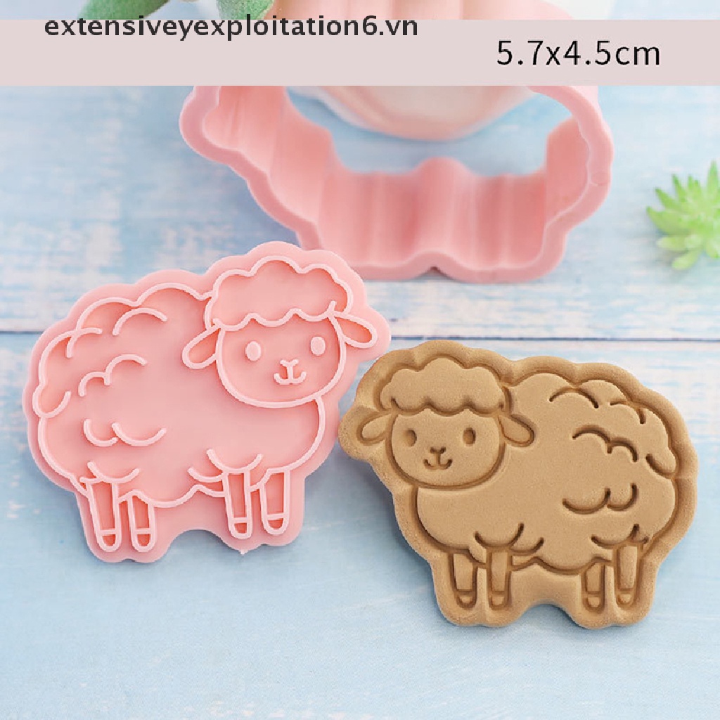 Bộ 8 Khuôn Cắt Bánh Quy Hình Động Vật Dễ Thương