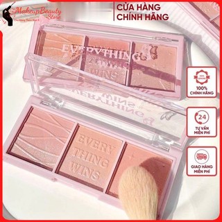 Phấn mắt 3 màu kèm phấn má xiaoyumi xi0207 wins ms 156